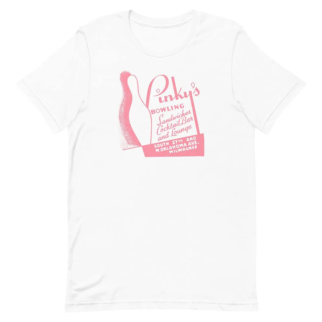 Pinky's Bowl Milwaukee Unisex Retro T-shirt