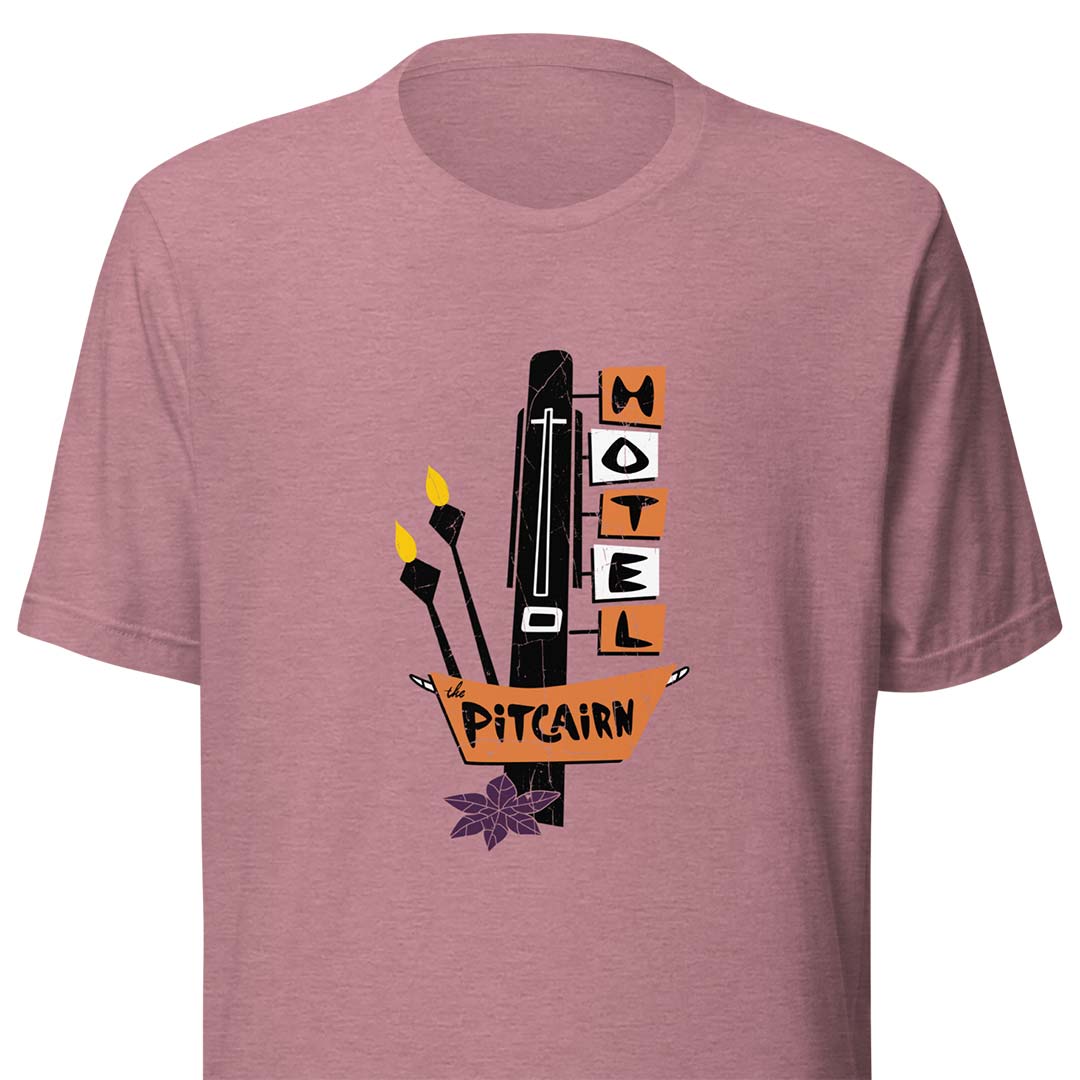 Pitcairn Hotel Anaheim Unisex Retro T-shirt