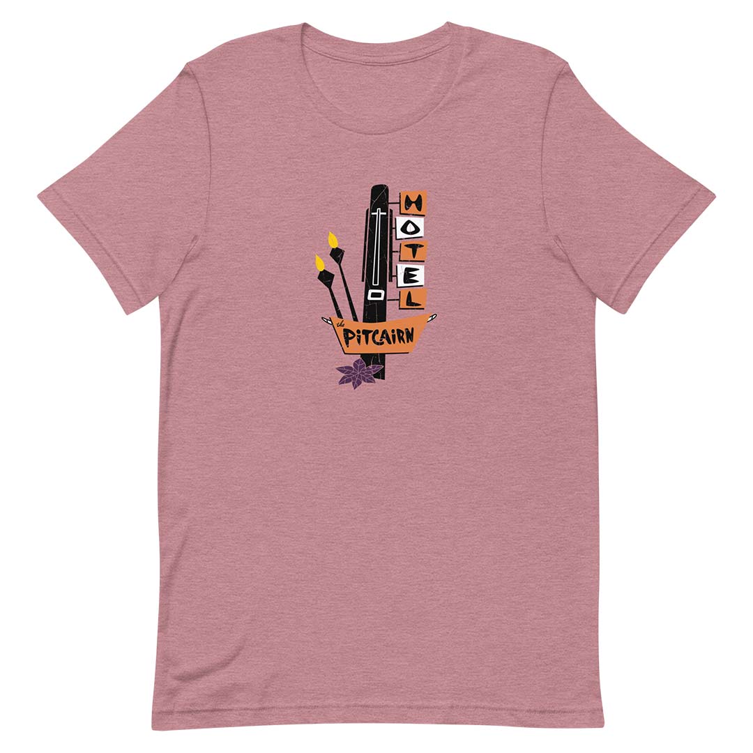 Pitcairn Hotel Anaheim Unisex Retro T-shirt
