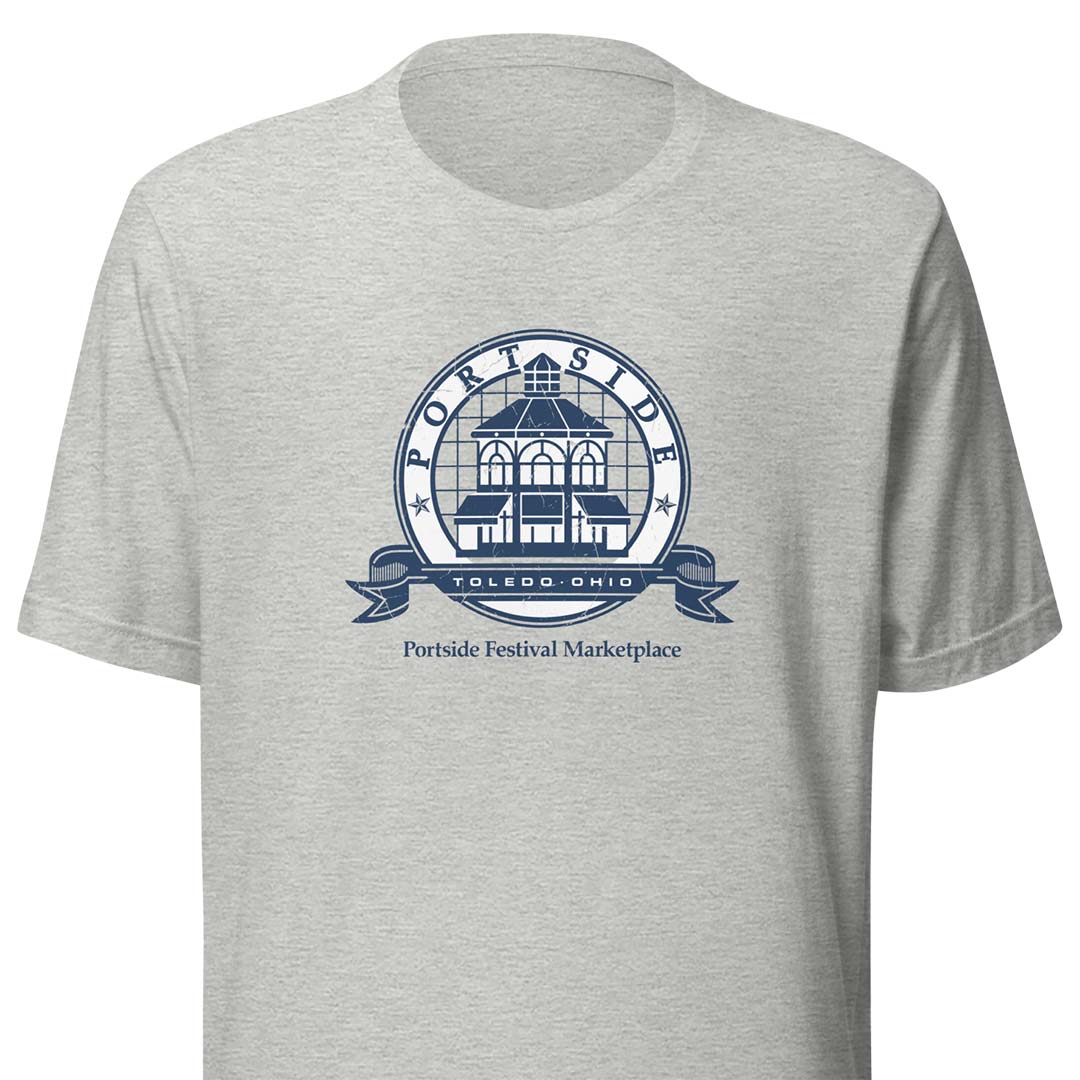 Portside Festival Marketplace Toledo Unisex Retro T-shirt