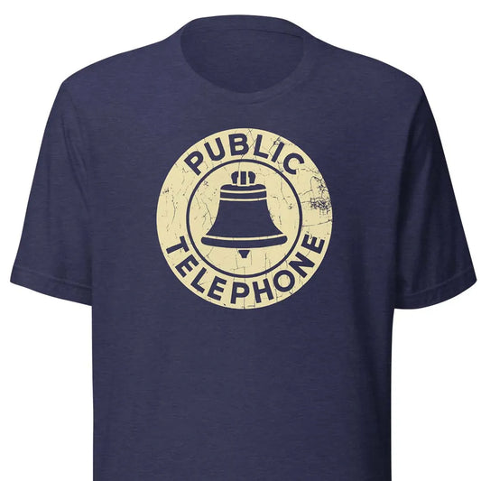 Public Telephone Short-Sleeve Unisex Retro T-shirt