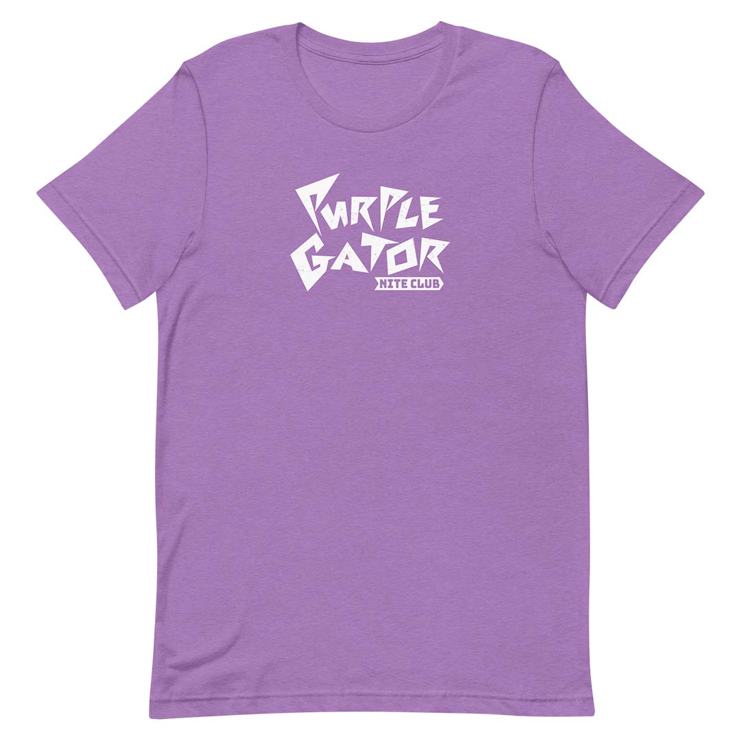 Purple Gator Nite Club Myrtle Beach Unisex Retro T-shirt