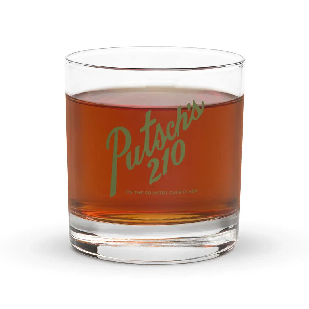 Putsch's 210 Restaurant & Cocktail Bar Kansas City Rocks Highball Cocktail Glass