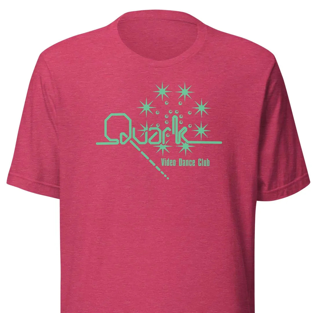 Quark Video Dance Club Rockford Unisex Retro T-shirt