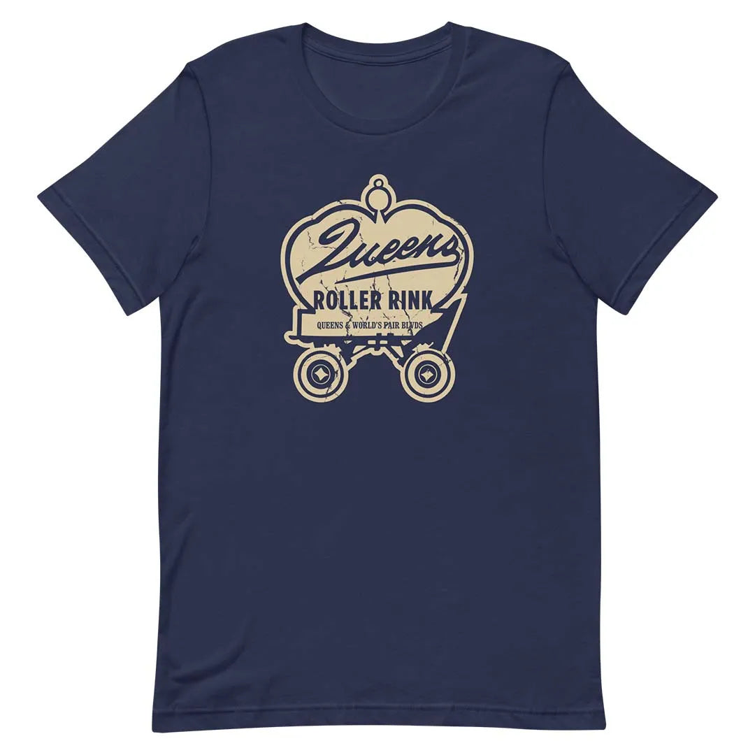 Queens Roller Rink Skating Unisex Retro Tee