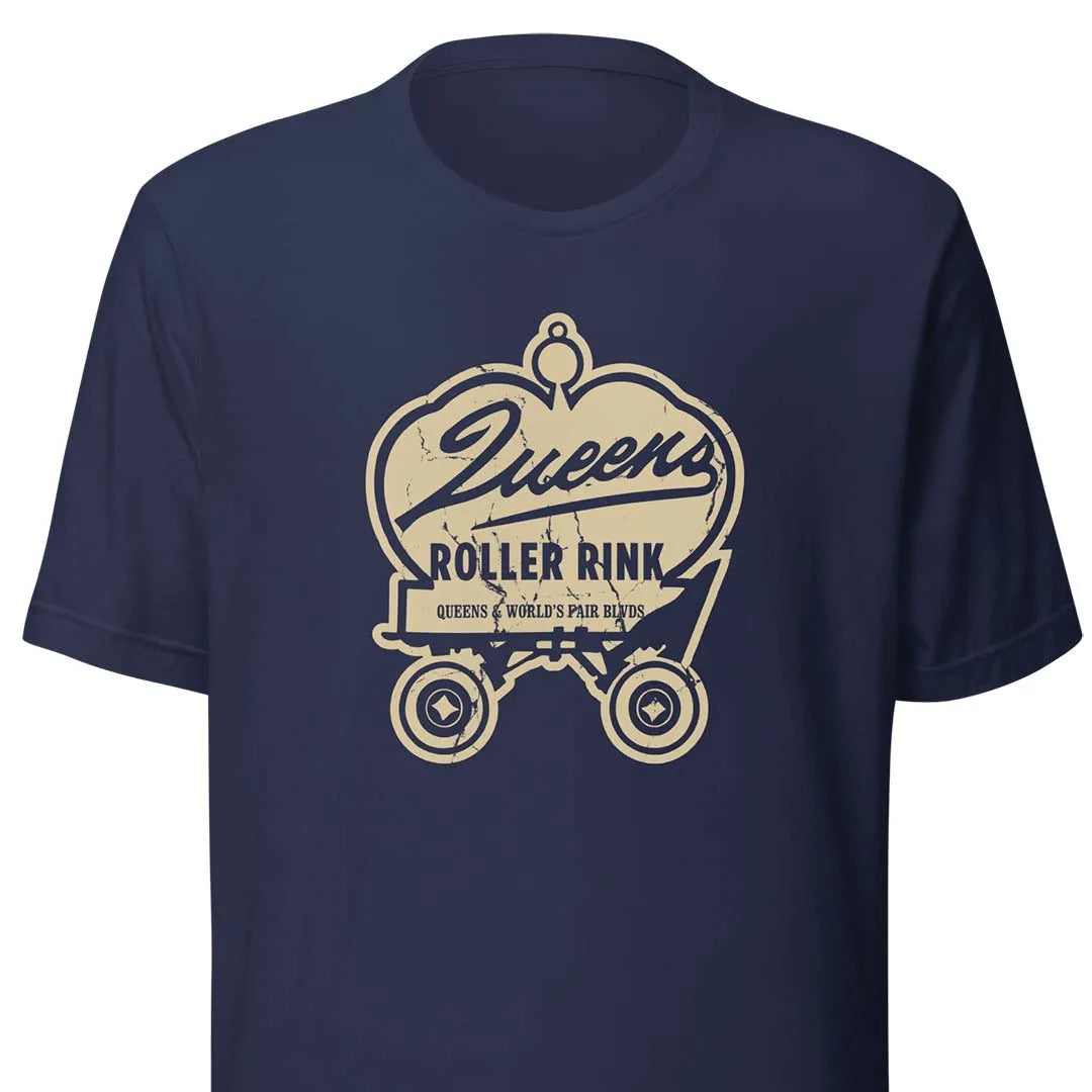 Queens Roller Rink Skating Unisex Retro Tee