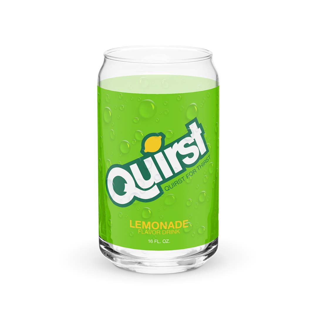 Quirst Soda Can-shaped glass