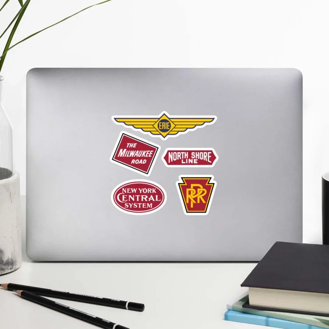 Railroad & Train Stations Sticker Sheet