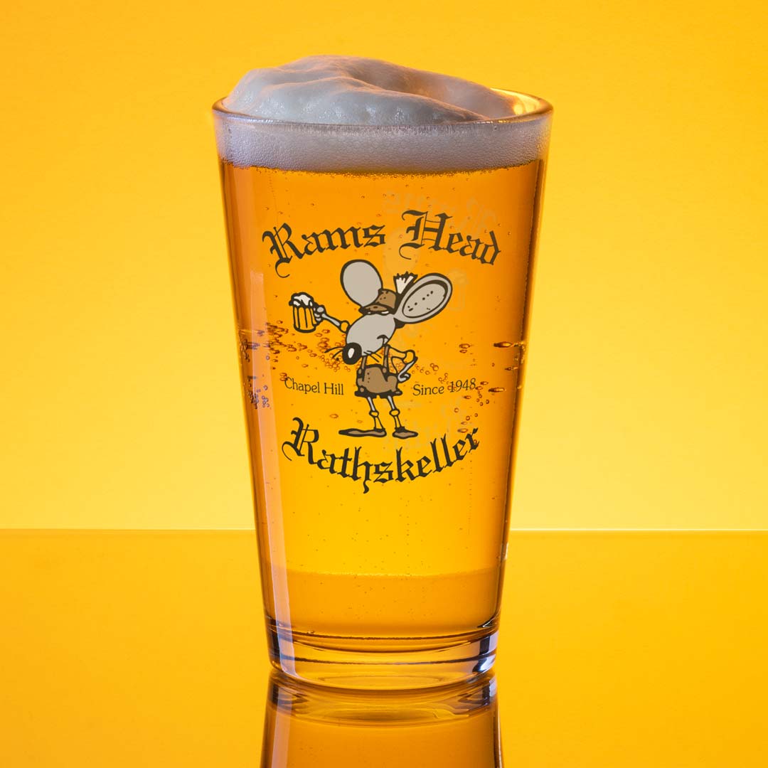 Ram's Head Rathskeller Chapel Hill Shaker Pint Glass