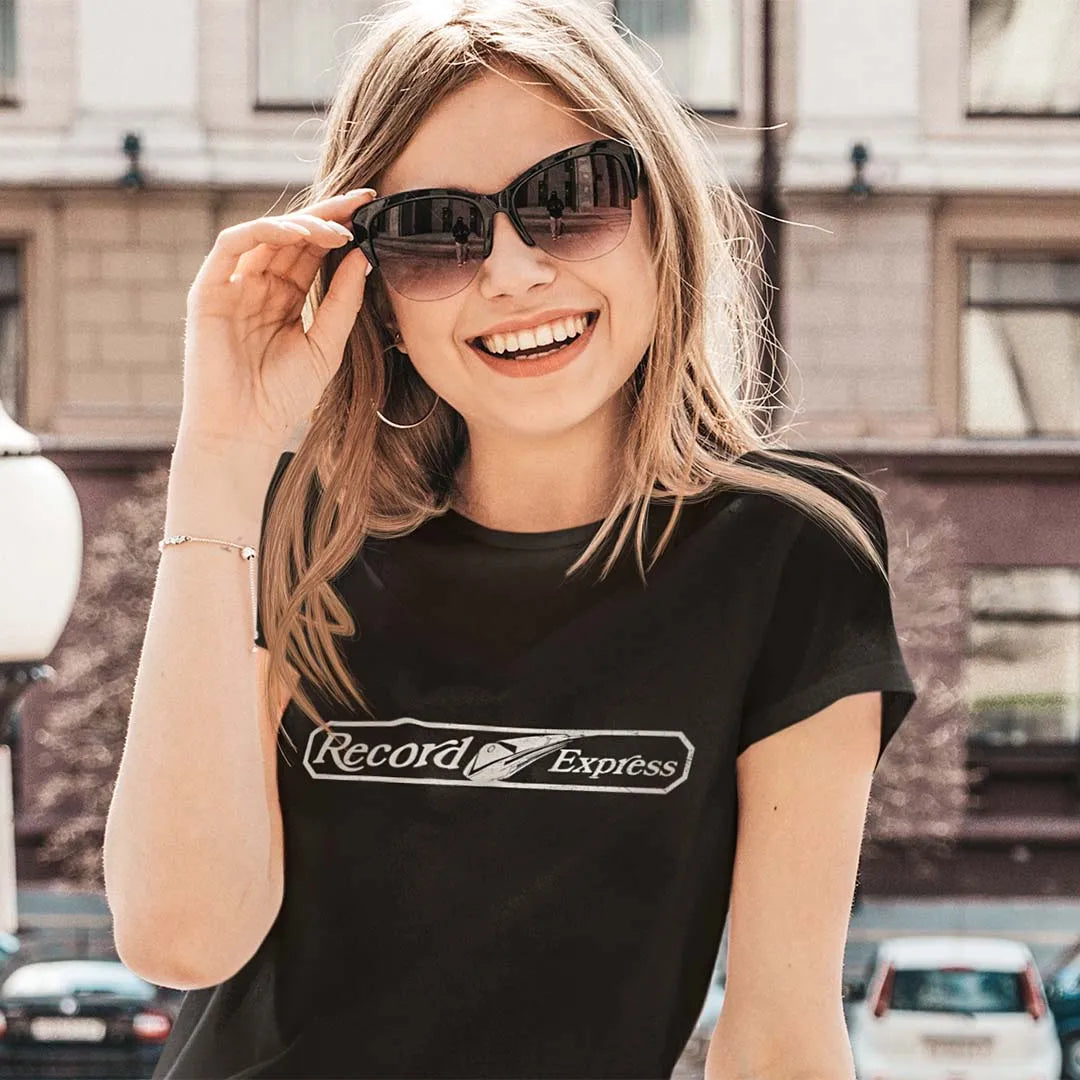 Record Express Music Unisex Retro T-shirt