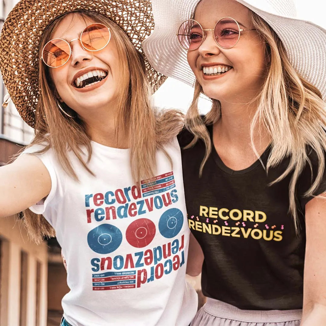 Record Rendezvous Cleveland Unisex Retro T-shirt