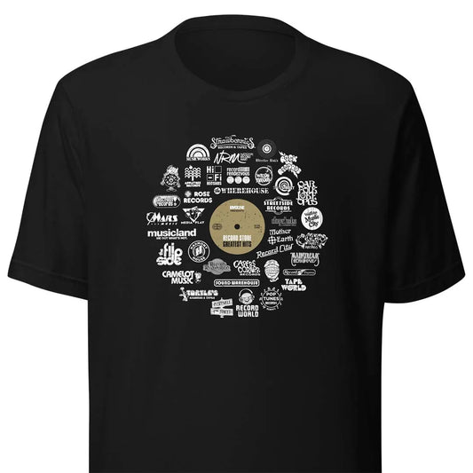 Record Store Greatest Hits Unisex Retro T-shirt