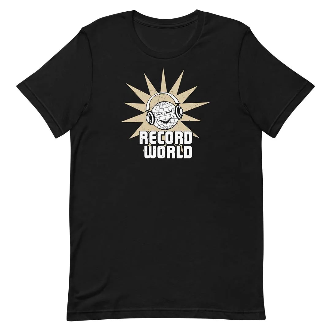 Record World Music New York Unisex Retro T-shirt
