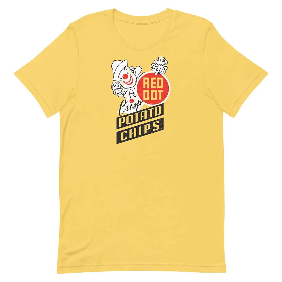 Red Dot Potato Chips Madison Unisex Retro T-shirt