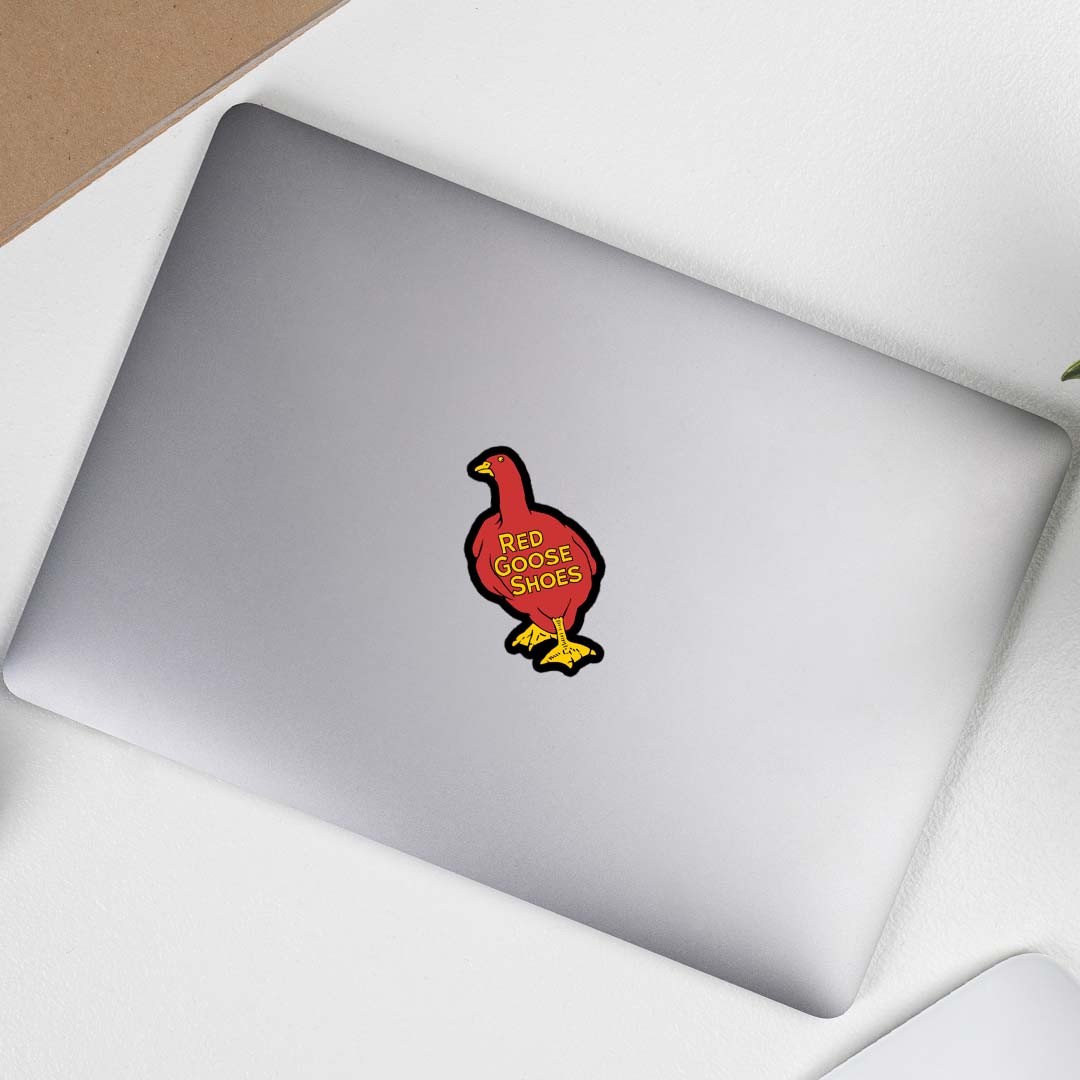 Red Goose Shoes Retro Sticker