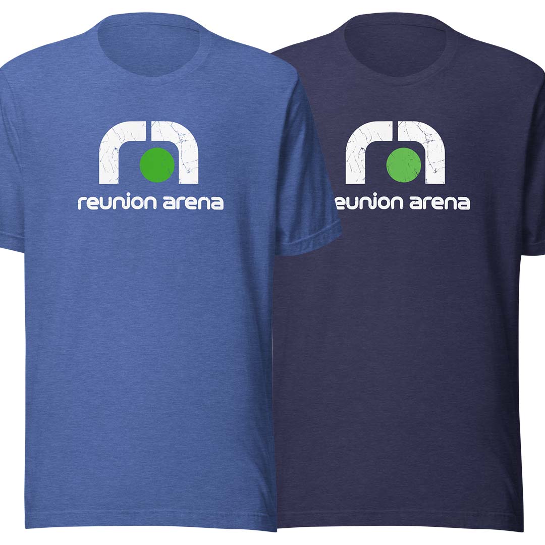 Reunion Arena Dallas Unisex Retro T-shirt