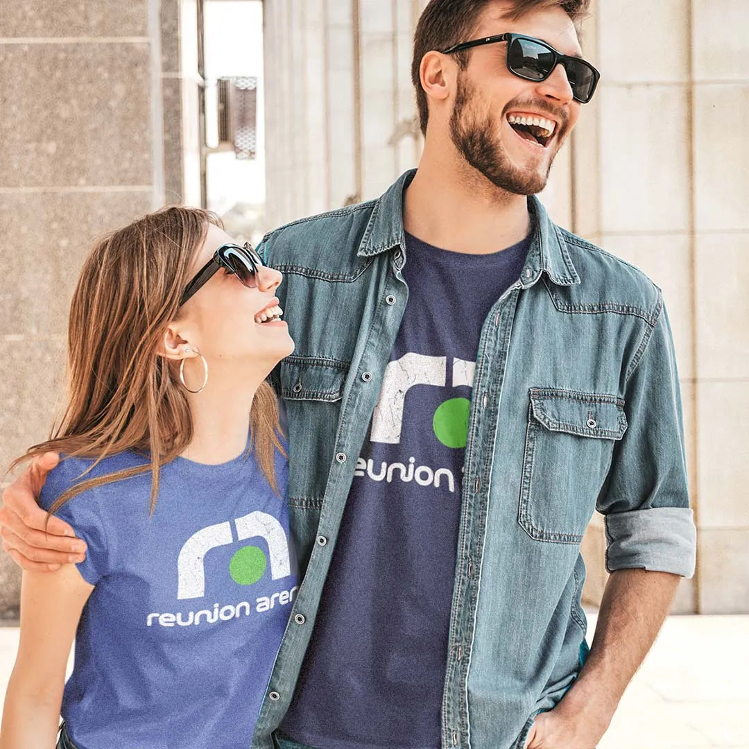 Reunion Arena Dallas Unisex Retro T-shirt