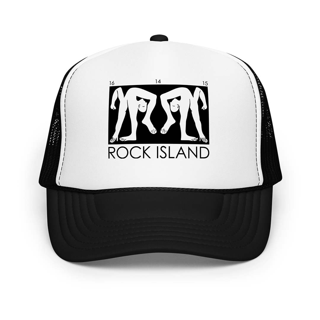 Rock Island Nightclub Denver Retro Foam Trucker Hat