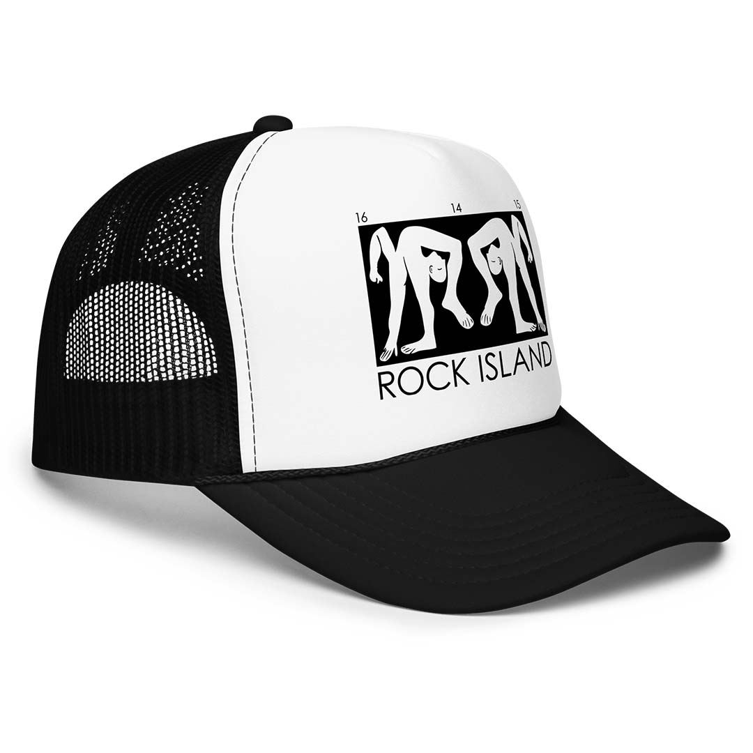 Rock Island Nightclub Denver Retro Foam Trucker Hat