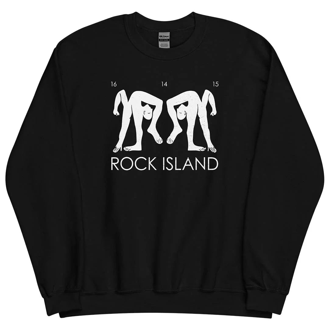 Rock Island Nightclub Denver Unisex Retro Crewneck Sweatshirt