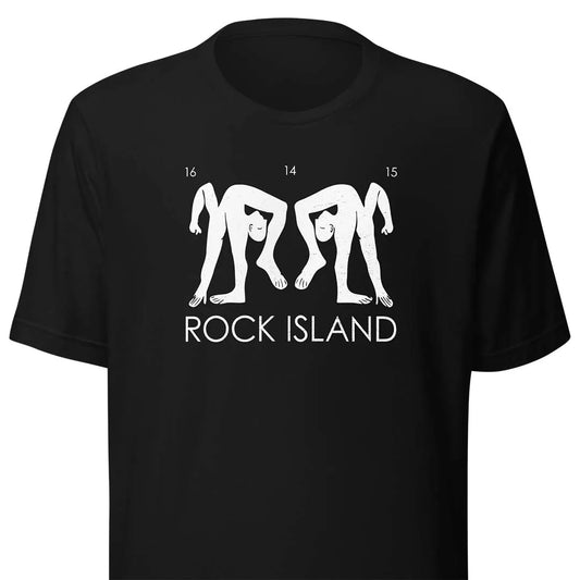 Rock Island Nightclub Denver Unisex Retro T-shirt