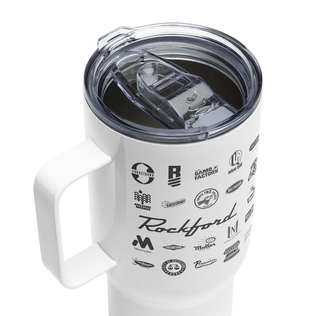 Rockford Bygone Brands Tumbler Travel Mug with Handle