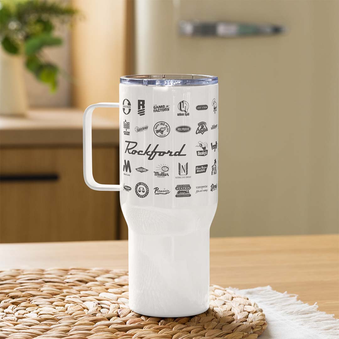 Rockford Bygone Brands Tumbler Travel Mug with Handle