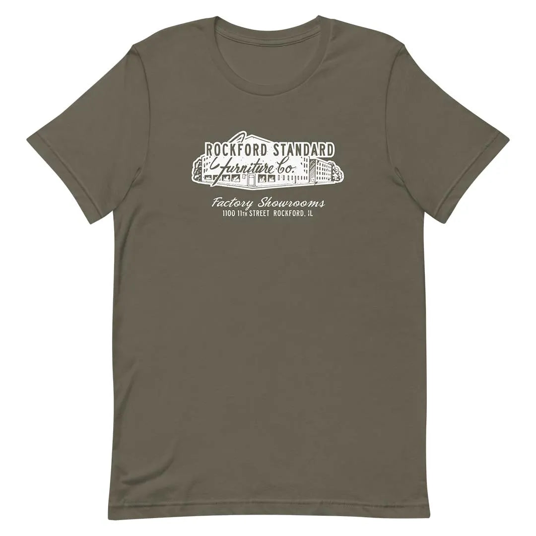 Rockford Standard Furniture Unisex Retro T-shirt