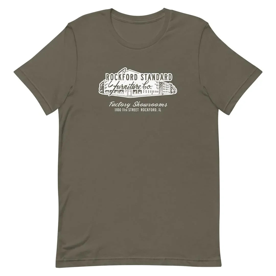 Rockford Standard Furniture Unisex Retro T-shirt