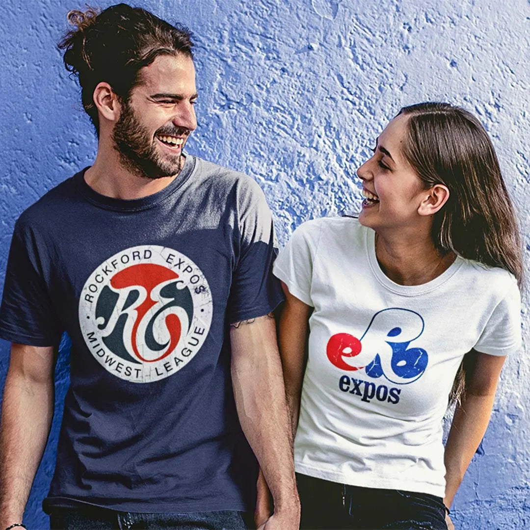 Rockford Expos Baseball Unisex Retro T-shirt