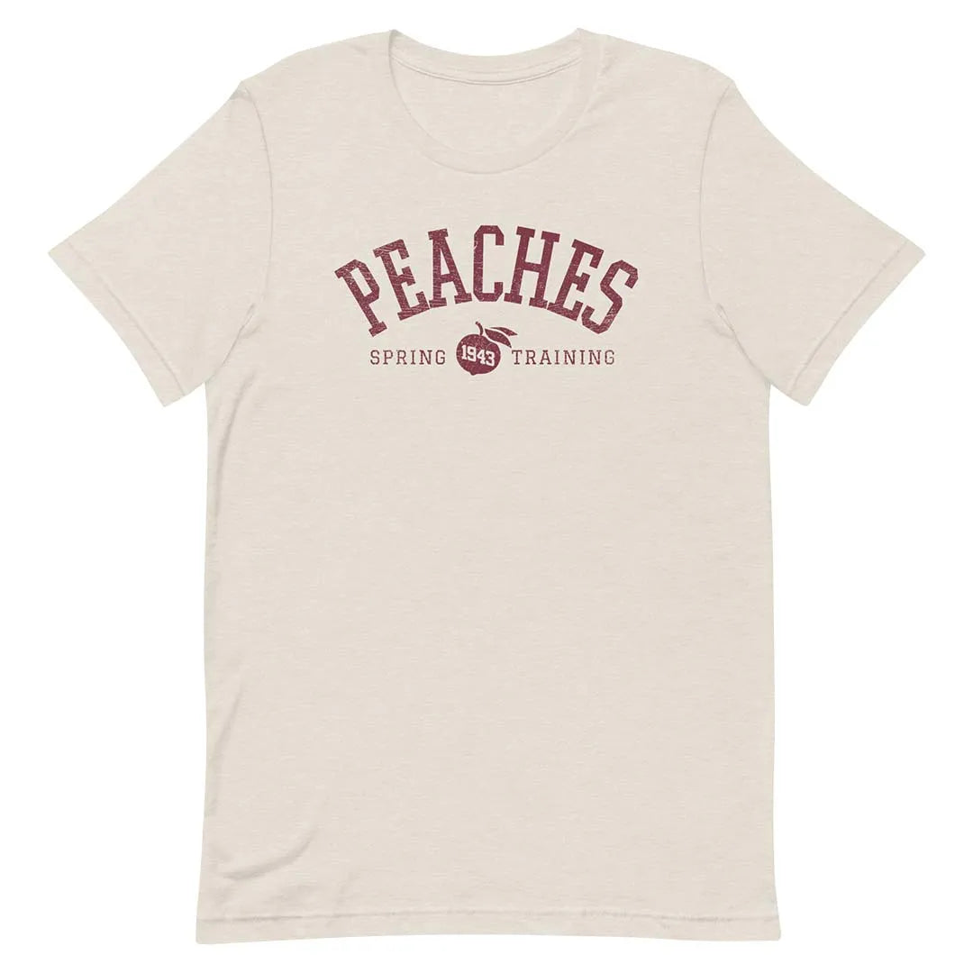 Rockford Peaches Spring Training Unisex Retro T-shirt