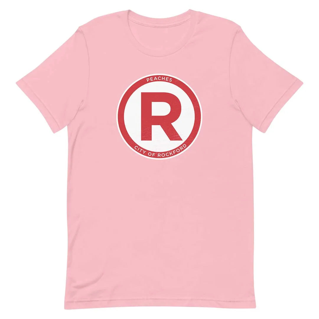 Rockford Peaches (R) Unisex Retro T-shirt