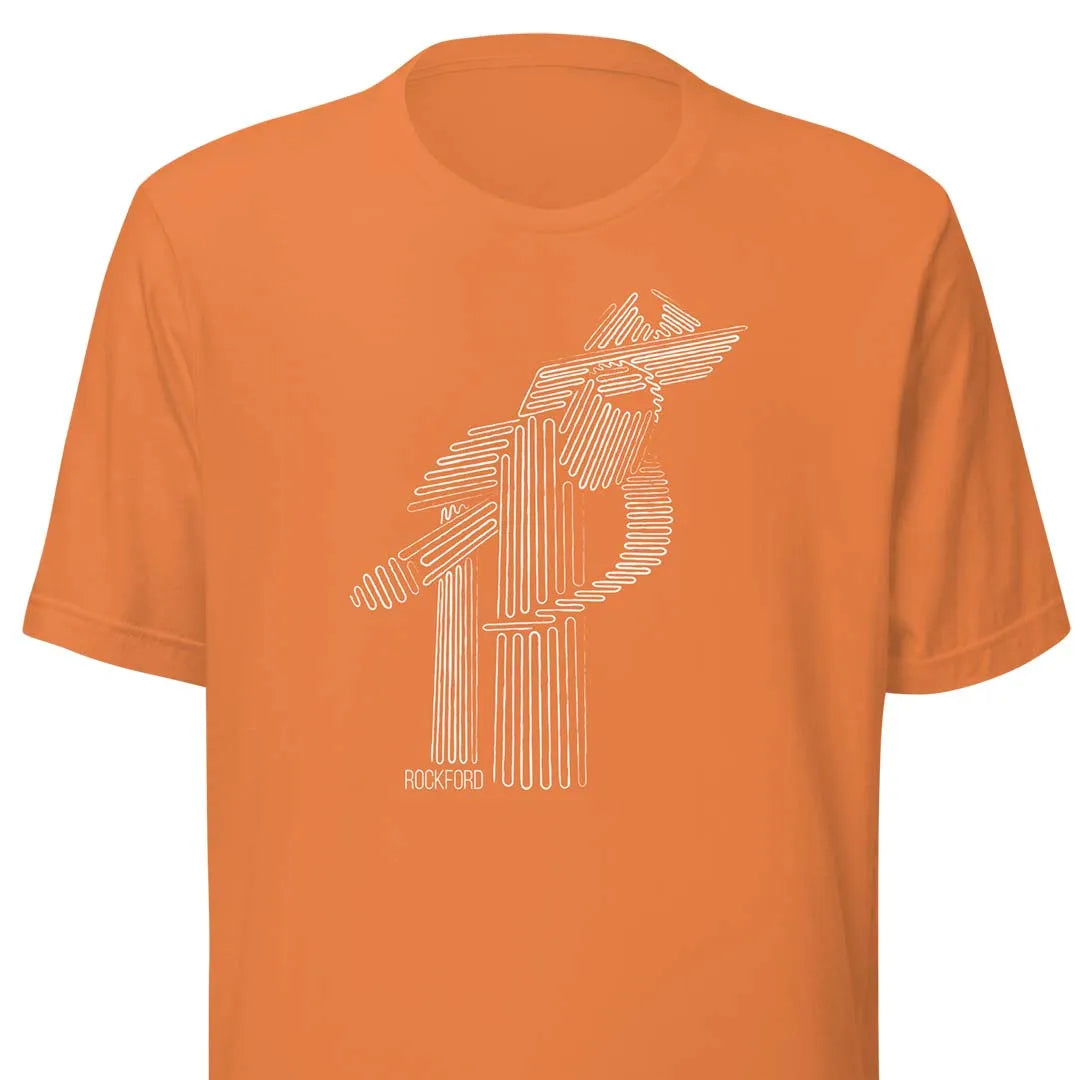 Rockford Symbol Unisex Retro T-shirt