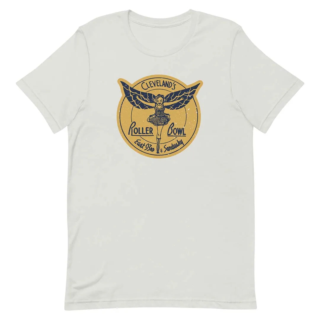 Roller Bowl Cleveland Skating Unisex Retro Tee