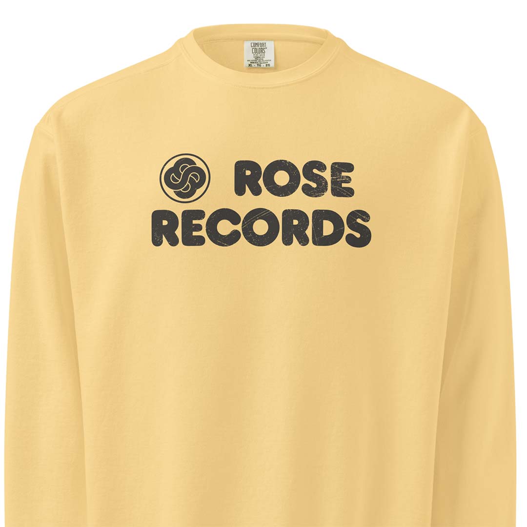 Rose Records Chicago Unisex retro garment-dyed sweatshirt