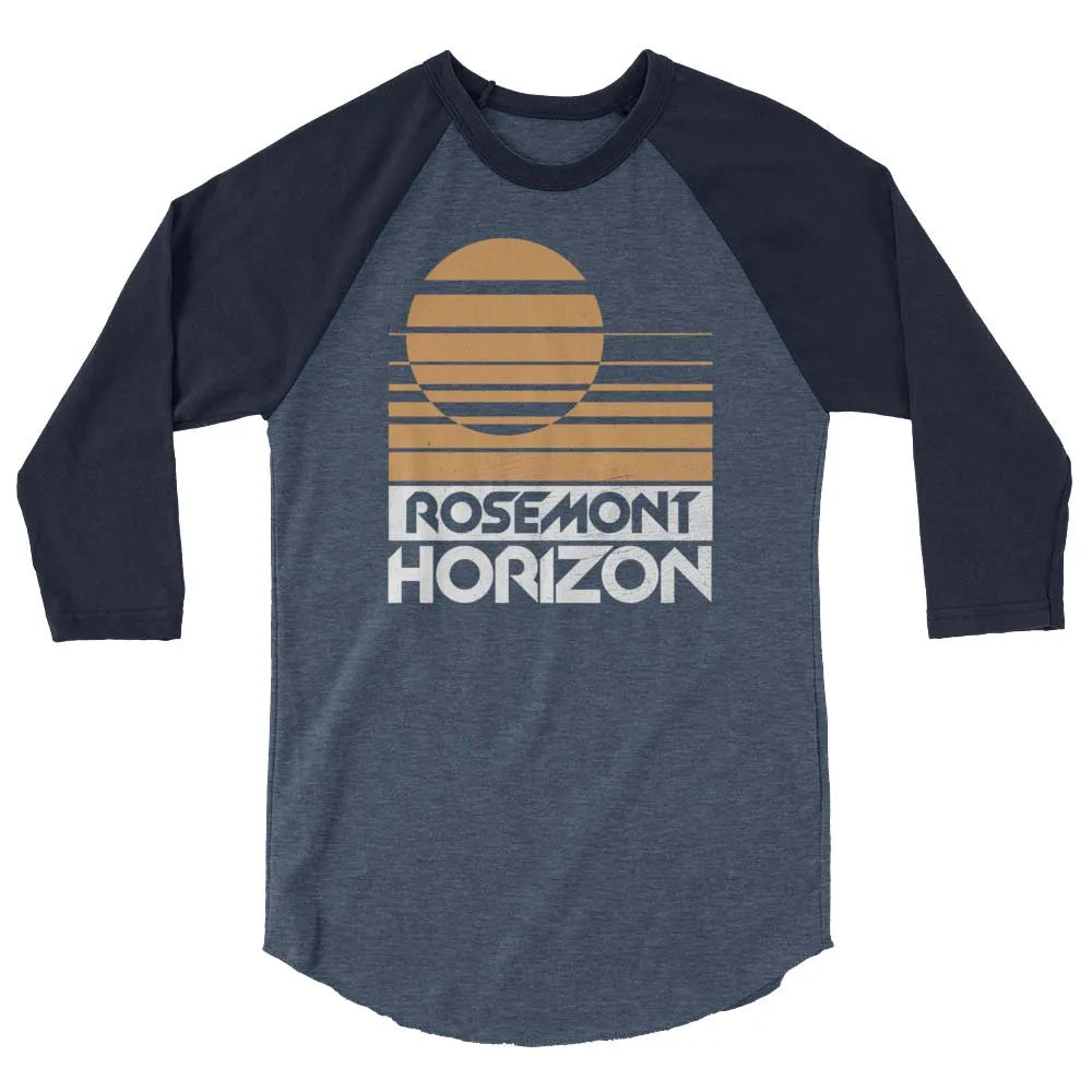 Rosemont Horizon Chicago Unisex 3/4 sleeve raglan baseball tee