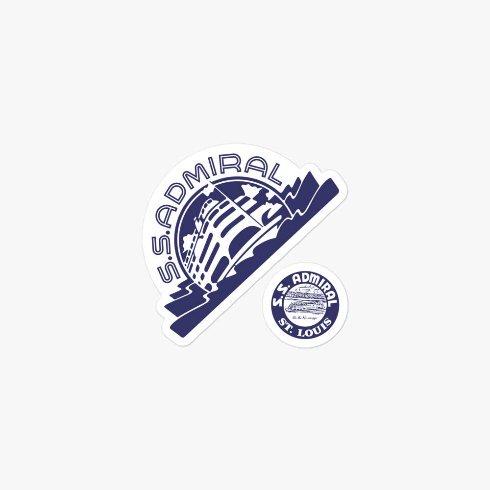 SS Admiral St. Louis Retro Sticker