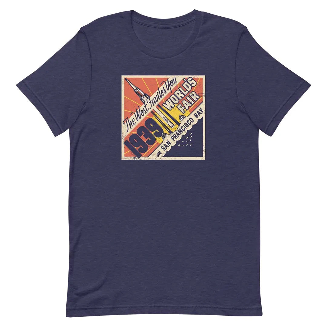 San Francisco World's Fair 1939 Unisex Retro T-shirt