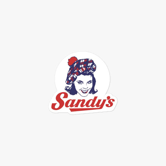 Sandy's Hamburgers Retro Sticker