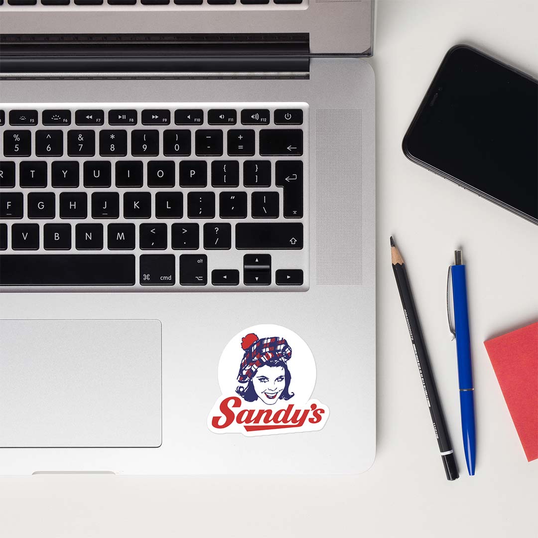 Sandy's Hamburgers Retro Sticker