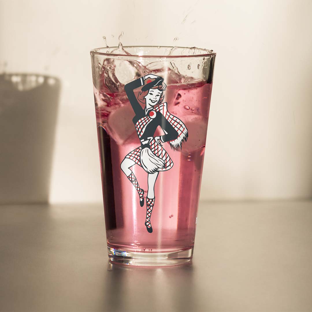 Sandy's Hamburgers Shaker Pint Glass