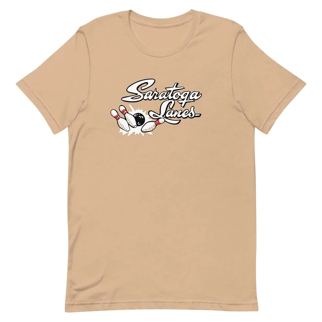 Saratoga Lanes Bowling San Jose Unisex Retro T-shirt
