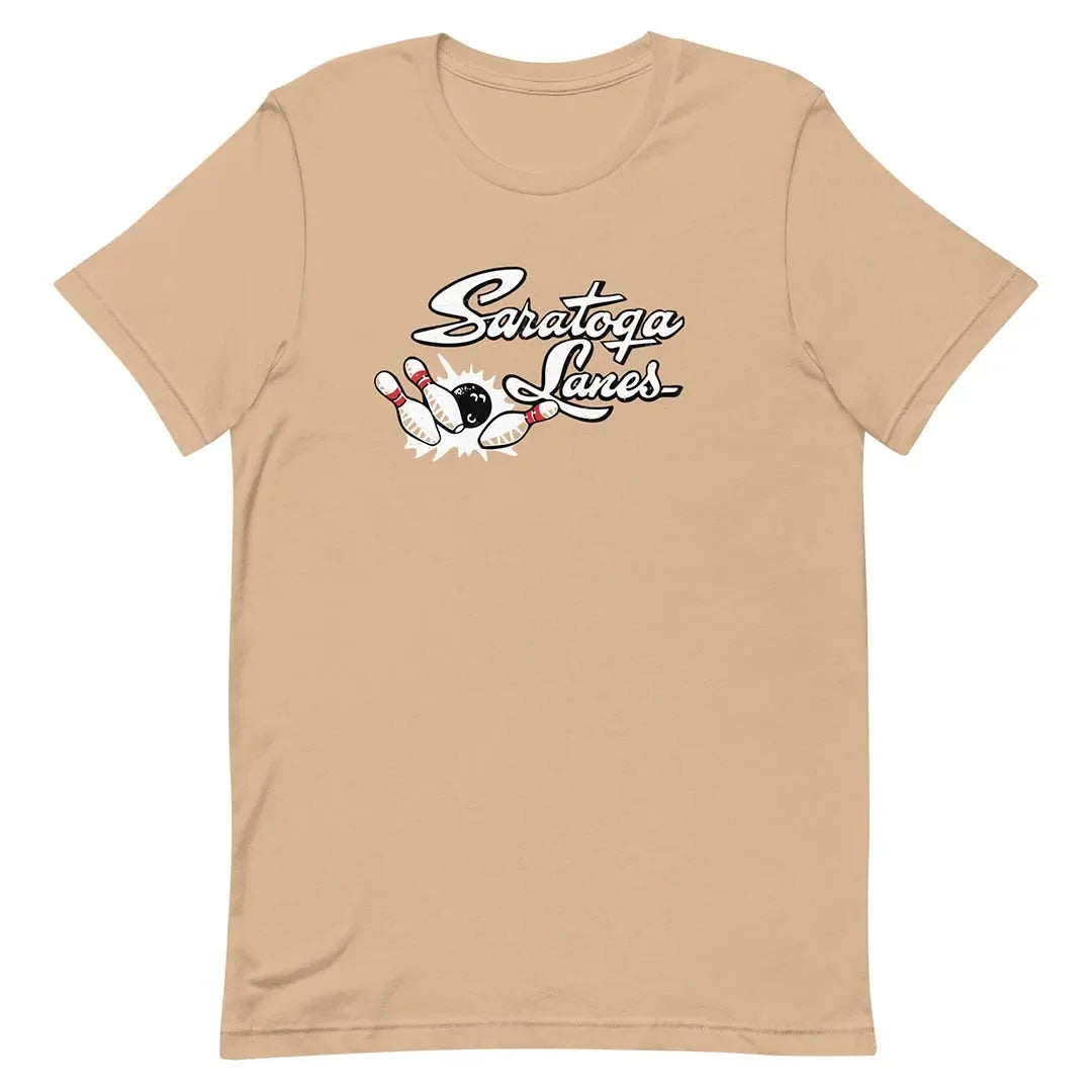 Saratoga Lanes Bowling San Jose Unisex Retro T-shirt