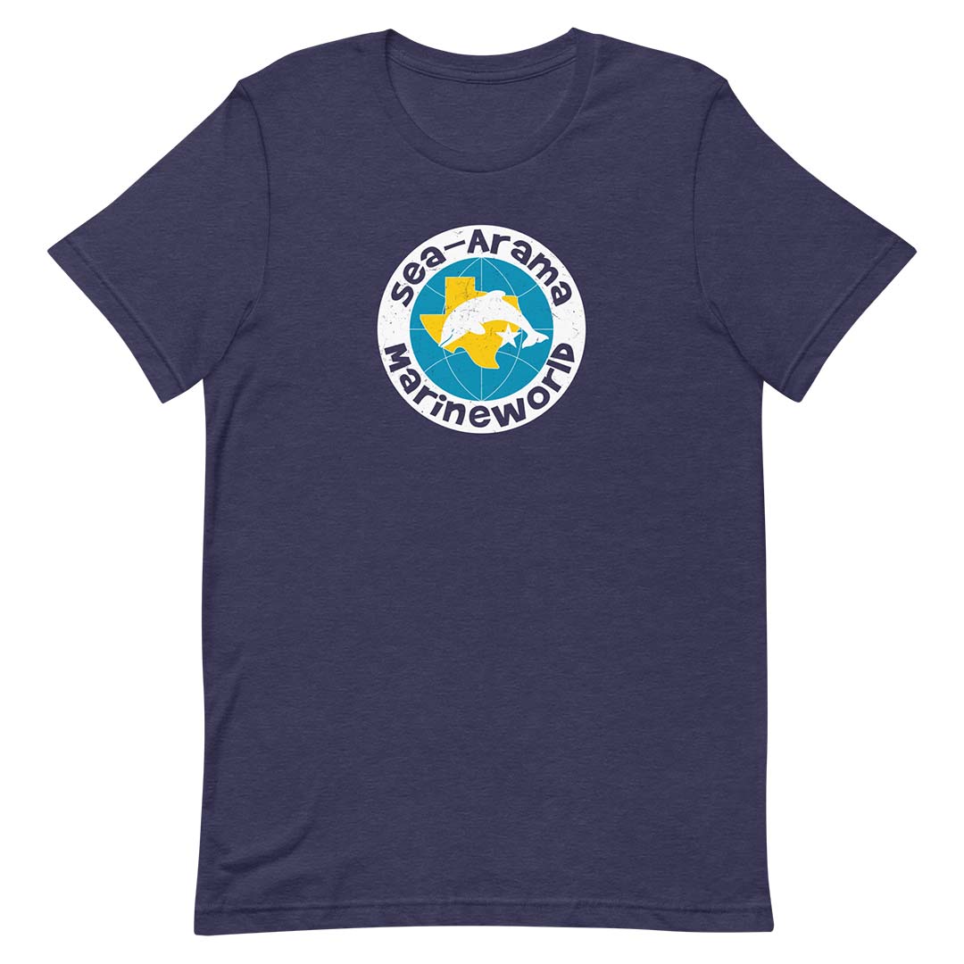 Sea-arama Marineworld Galveston Texas Unisex Retro T-shirt