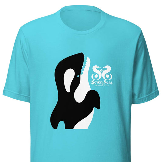 Seven Seas Marine Life Park Arlington Texas Unisex Retro T-shirt