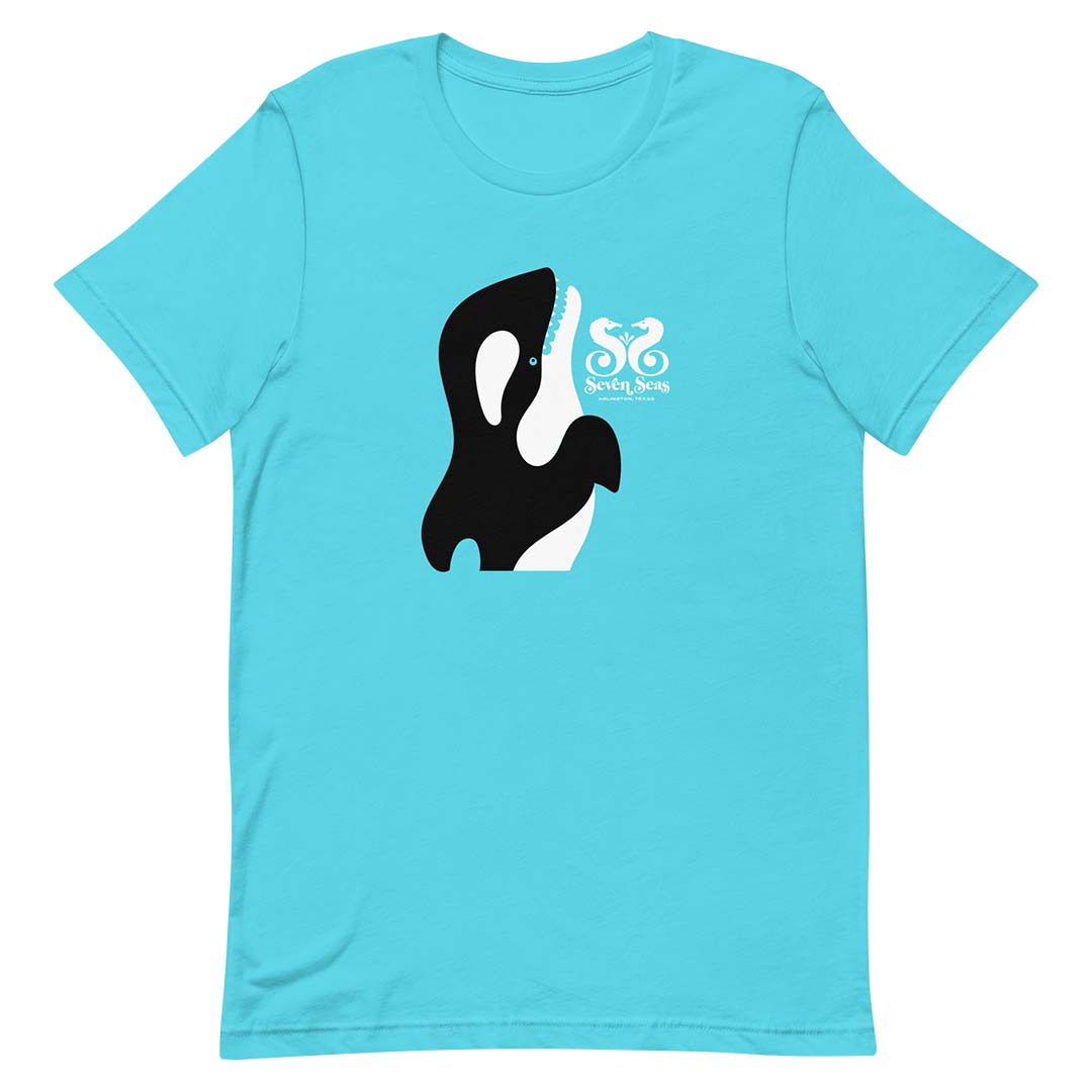 Seven Seas Marine Life Park Arlington Texas Unisex Retro T-shirt