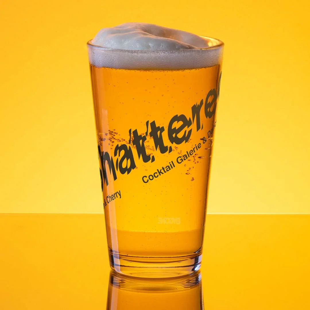 Shattered Cocktail Galerie & Danceteria Columbia Shaker Pint Glass
