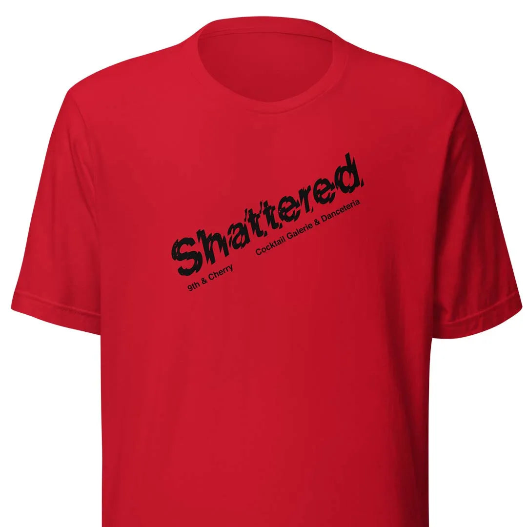 Shattred Cocktail Galerie & Danceteria Columbia Unisex Retro Tee