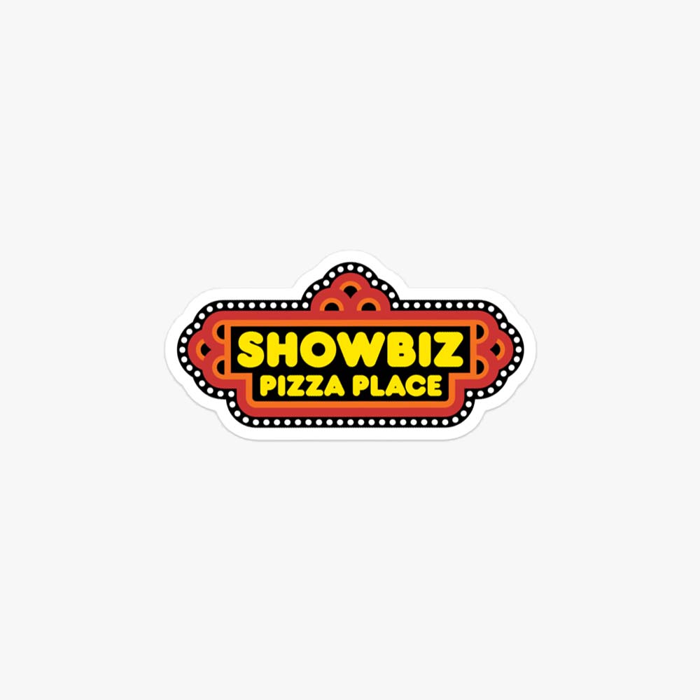 Showbiz Pizza Place Retro Sticker