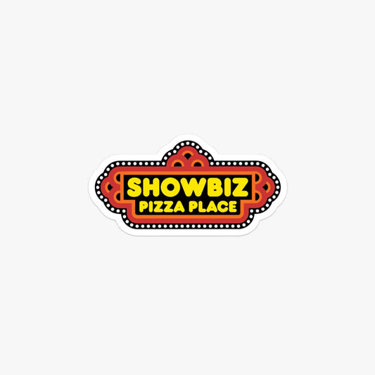Showbiz Pizza Place Retro Sticker